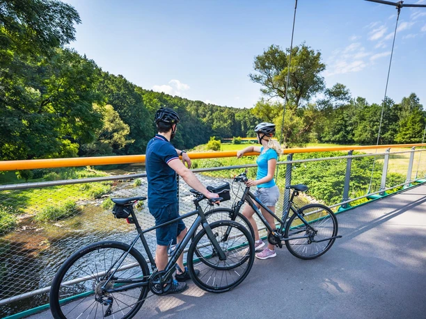 Chemnitztalradweg - Hängebrücke Auerswalde