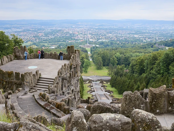Bergpark am Herkules mit seinen Kaskaden in Kassel