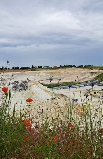 Kaolin-Tagebau Schleben Crellenhain bei Mügeln