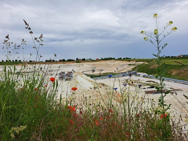 Kaolin-Tagebau Schleben Crellenhain bei Mügeln