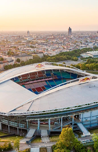 Red Bull Arena von oben