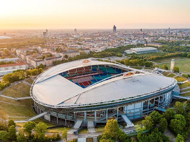 Red Bull Arena von oben