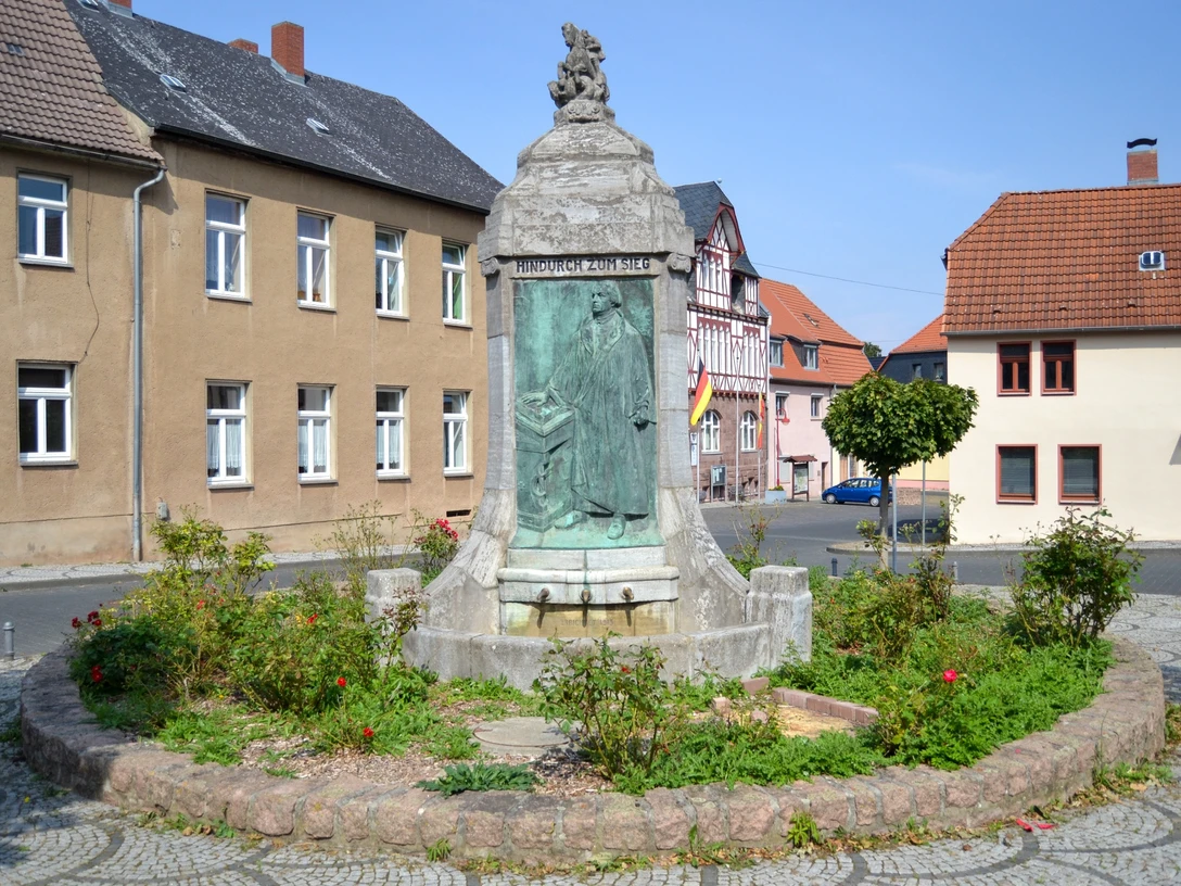 Lutherbrunnen Mansfeld Der Lutherbrunnen in Mansfeld