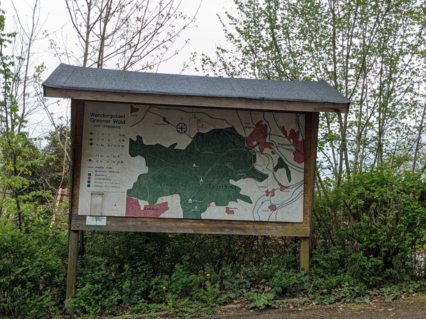 Wanderparkplatz Greene, Wandertafel