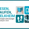 LLK_2_Hbj.png Das Bild zeigt die Grafik des Veranstaltungsflyers. Passend zum Titel sehen wir ein Buch und ein paar Füße