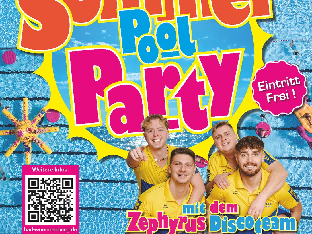 Plakat_Sommerpool-Party-2025.jpg Plakat zur Sommerpool-Party 2025 im Waldschwimmbad Bad Wünnenberg am 11. Juli von 14 bis 18 Uhr.