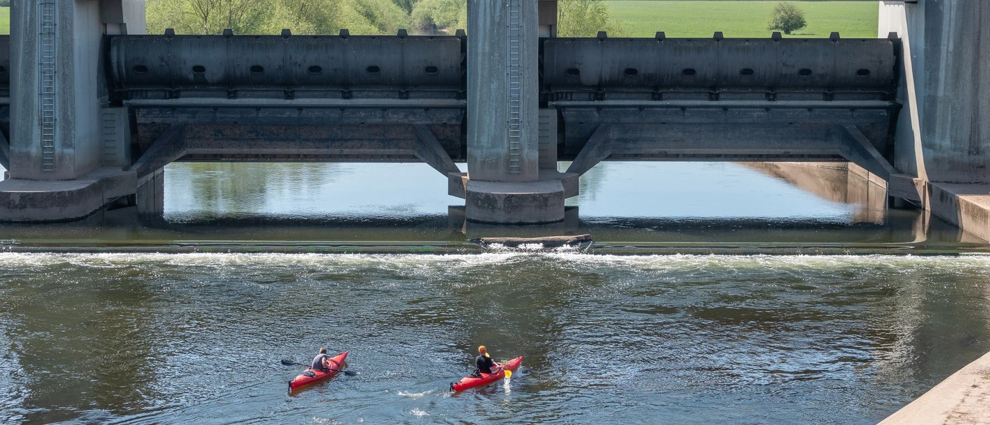 Gössel Tours Kanu und Natur_Geschiebesperre Salzderhelden