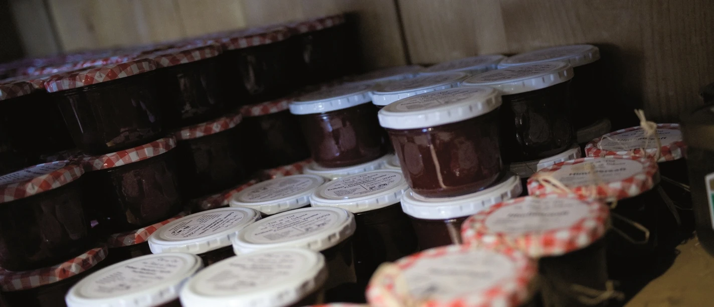Marmelade aus eigener Herstellung
