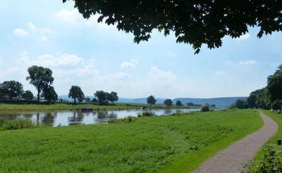 Schiffsanleger in Grohnde