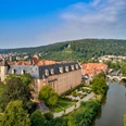 Lufbild vom Welfenschloss in Hann. Münden