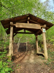 Das Eingangsportal zum Northeimer Mittelwald