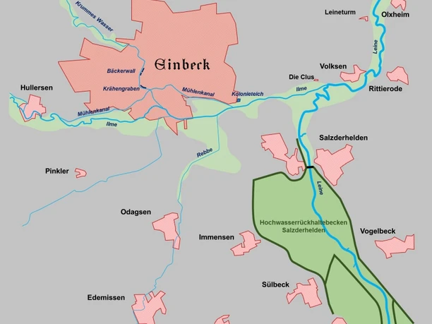 Fischereiverein Einbeck e.V._Übersichtskarte der Vereinsgewässer