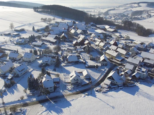 Rittierode_Luftbild Winterzeit