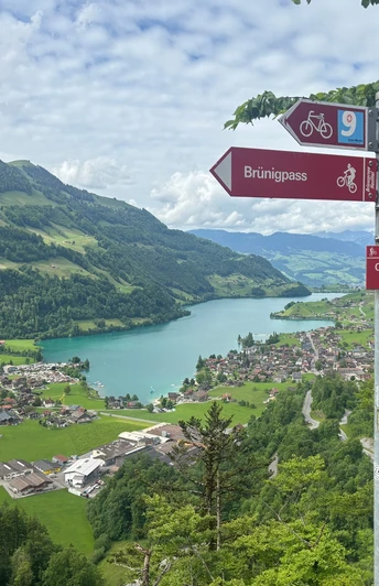 Aussicht auf den Lungerersee