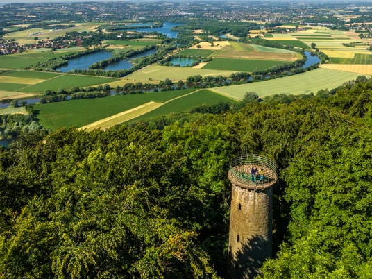 Porta Westfalica Moltketurm Luftbild Porta Westfalica Moltketurm Luftbild