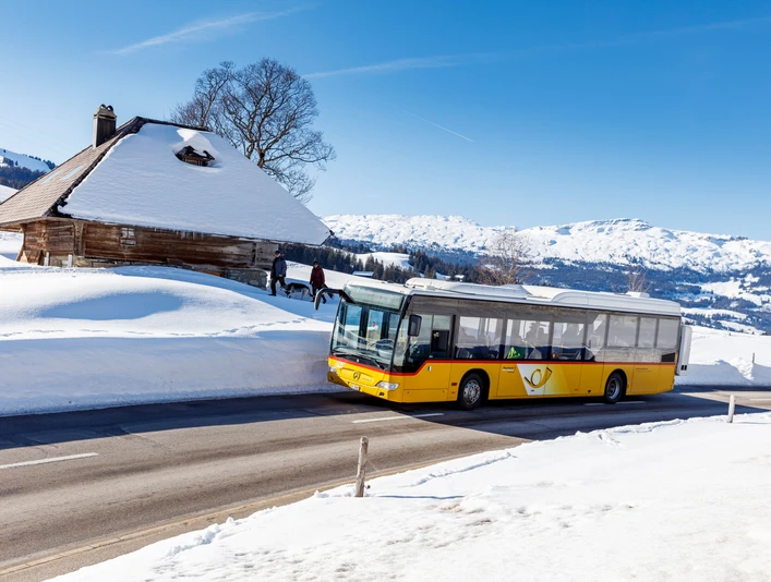 Käsespier in Sörenberg im Winter