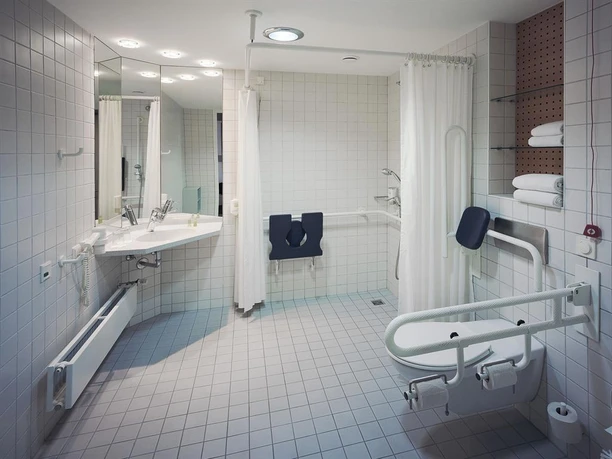Badezimmer für mobilitätseingeschränkte Menschen