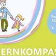 Elternkompass2025-plakat-Querformat.jpg Zeichnung einer Frau mit Kleinkind im Arm, daneben ein Mann mit kleinem Kinder an der Hand