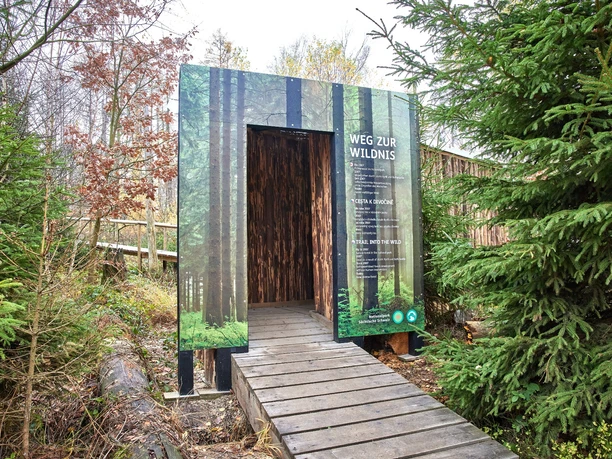 Der Eingang zum Weg zur Wildnis