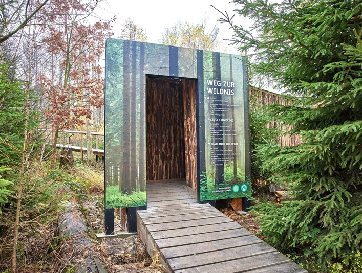 Der Eingang zum Weg zur Wildnis