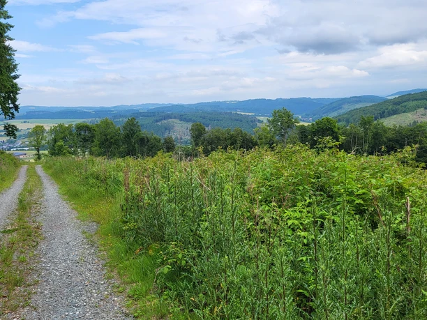 Blick auf Oberschledorn Blick auf Oberschledorn
