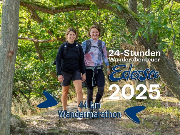 Titelbild 24-Stunden Wanderabenteuer Edersee 2025 (Wandermarathon)