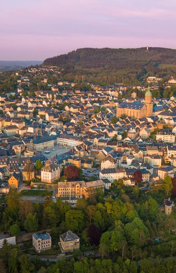 Blick auf Annaberg-Buchholz