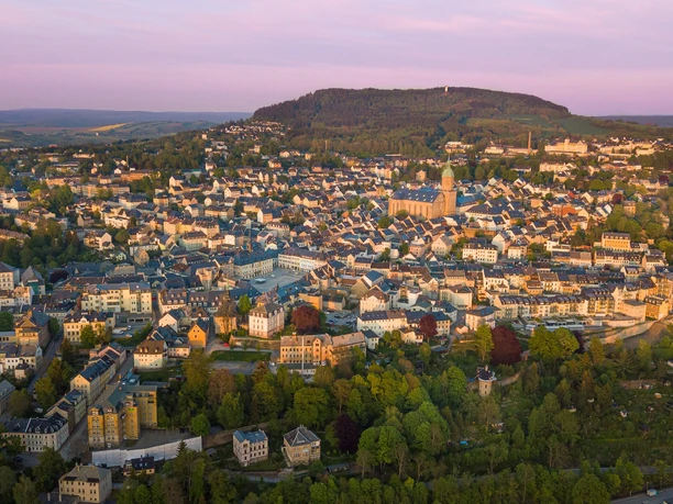 Blick auf Annaberg-Buchholz