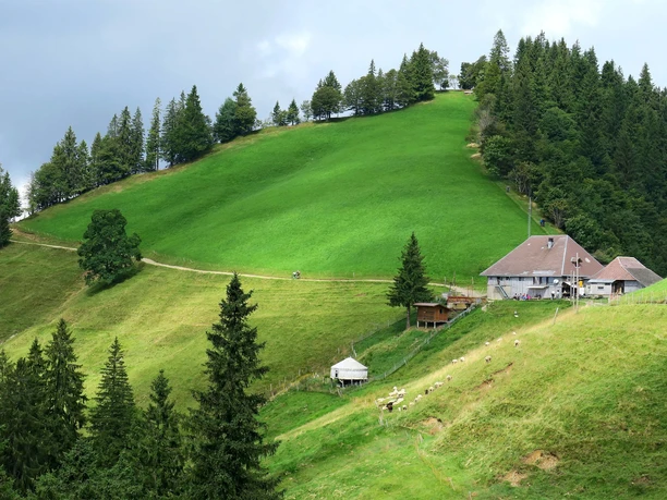 Blick auf Stächelegg und Napf.