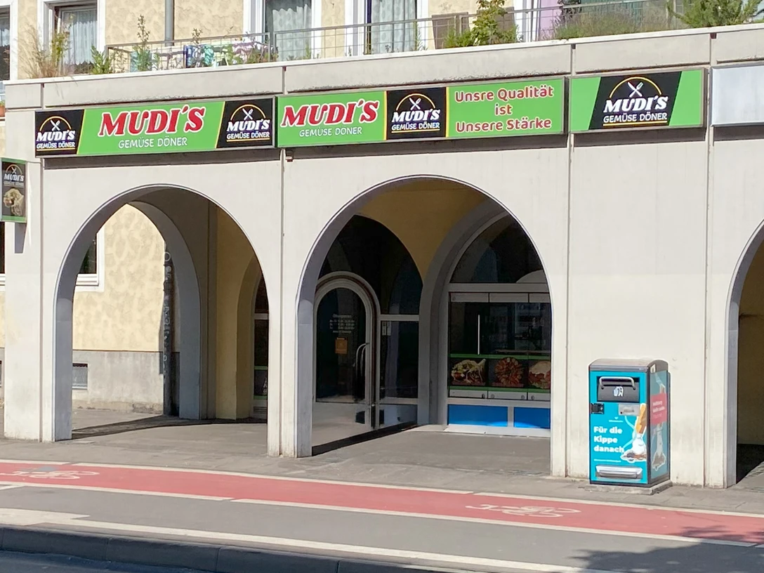 Mudi`s Gemüse Döner Aussenansicht