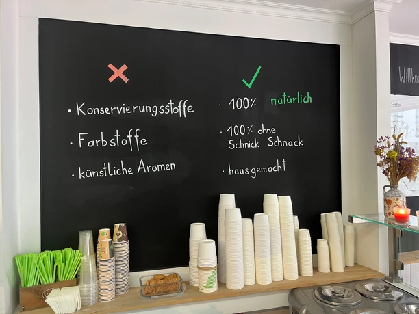 Eisschleckerei Zubereitungsarten 100% natürlich und ohne Schnickschnack