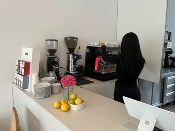 Immer frischer Kaffee Siebträgermaschine im Boheme Gütersloh