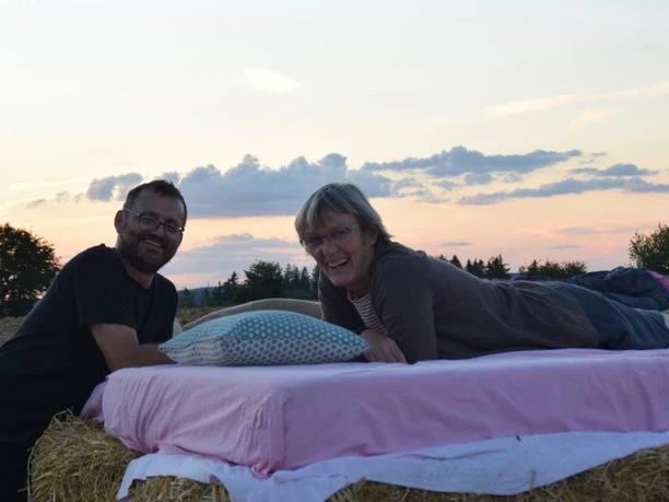 Unser Bett im Kornfeld
