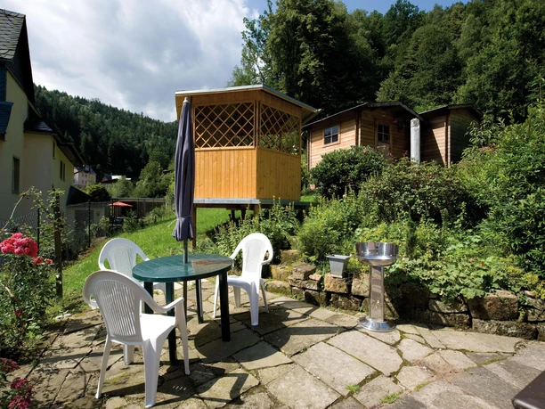 Terrasse im Garten