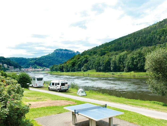 Blick zur Festung Königstein