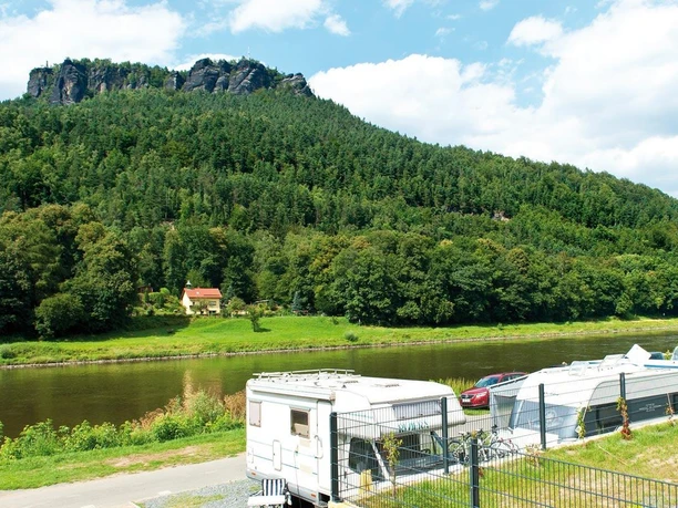 Blick zum Lilienstein
