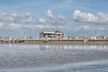 Badestelle Dockkoog-Spitze bei Husum in Nordfriesland Badestelle