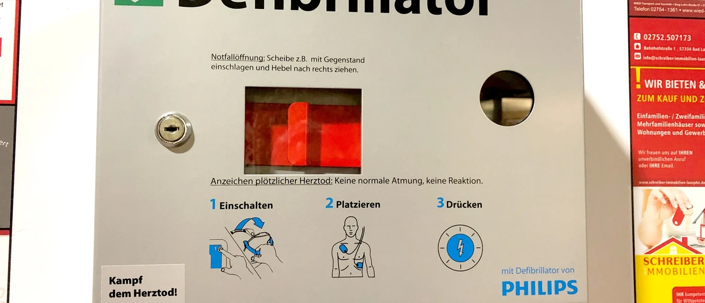 Defibrillator Haus des Gastes Bad Laasphe