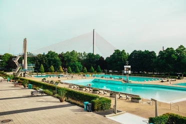 Römerbad Schwimmbecken