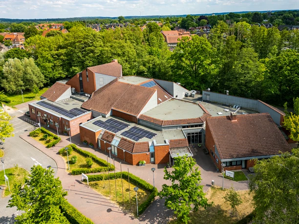 Tagungs- und Veranstaltungszentrum Burg Seevetal aus der Vogelperspektive