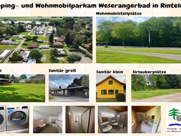 Ritneln - Collage Camping- und Wohnmobilpark am Weserangerbad