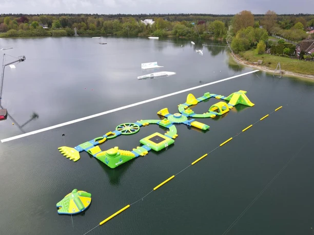 Aquapark Northbound Wakeboard Aurich Vogelperspektive Aquapark Northbound Wakeboard Aurich Vogelperspektive