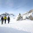 Auf dem Winterwanderweg von Melchsee-Frutt nach Bettenalp