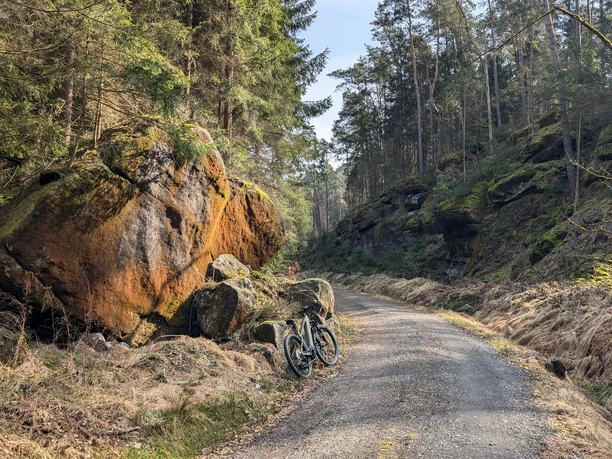 Nationalparkradweg von Stadt Wehlen zur Bastei
