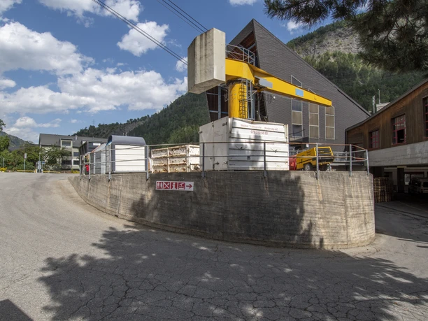 Güterverlad Mörel Talstation