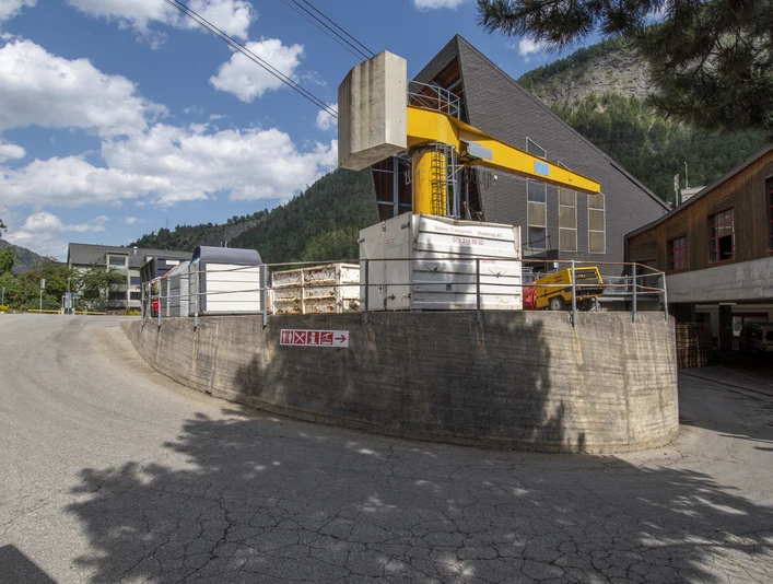 Güterverlad Mörel Talstation