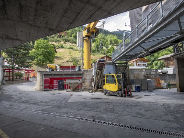 Güterverlad Mörel Talstation