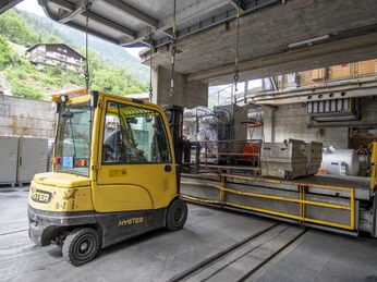 Güterverlad Mörel Talstation