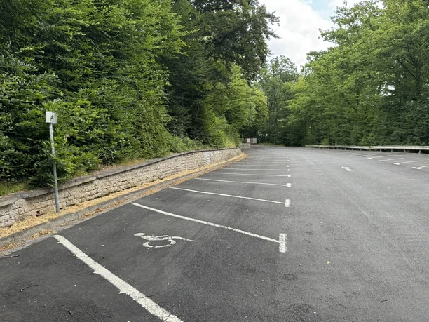 Parkplatz Schifffahrt Waldeck See
