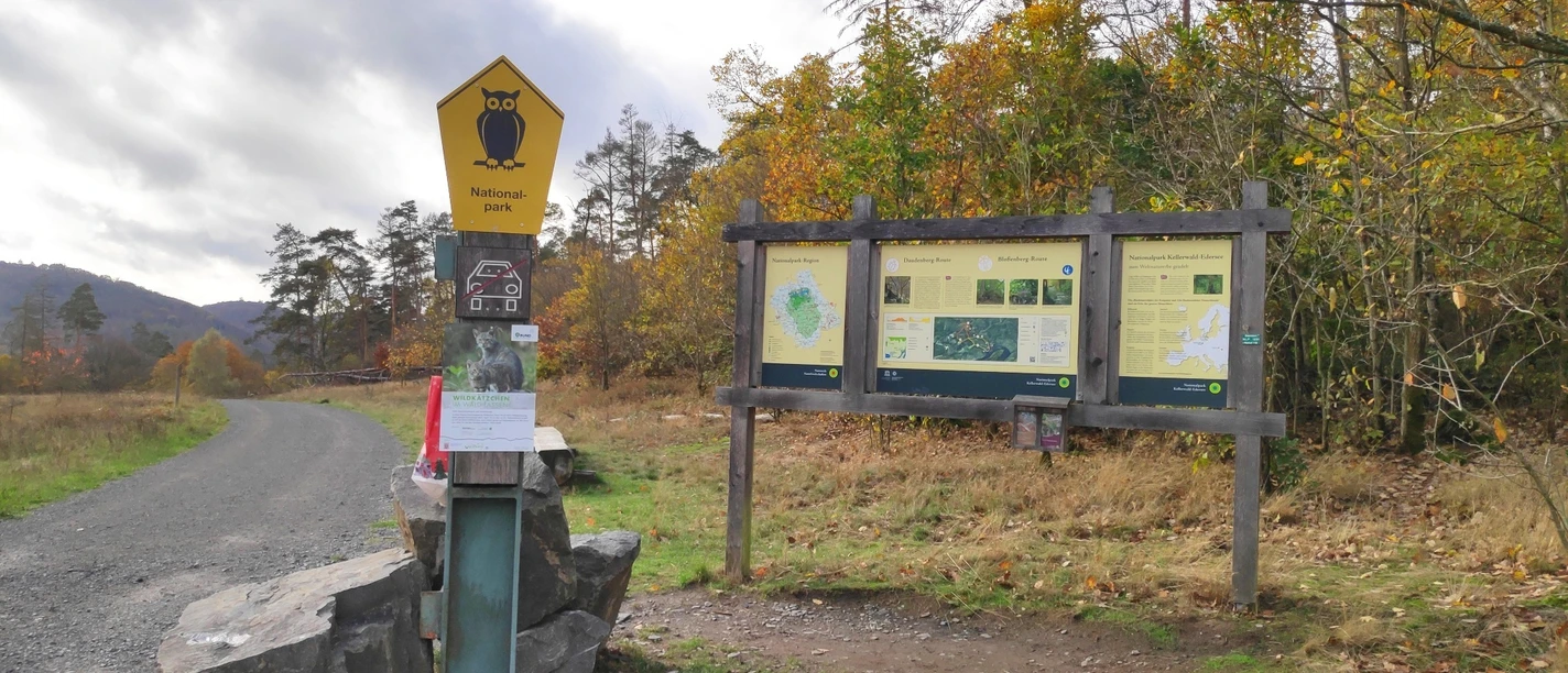 Eingang Nationalpark Kellerwald Edersee